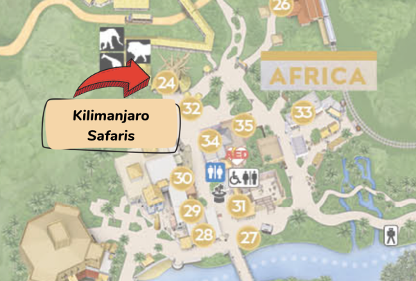 kilimanjaro safaris map location