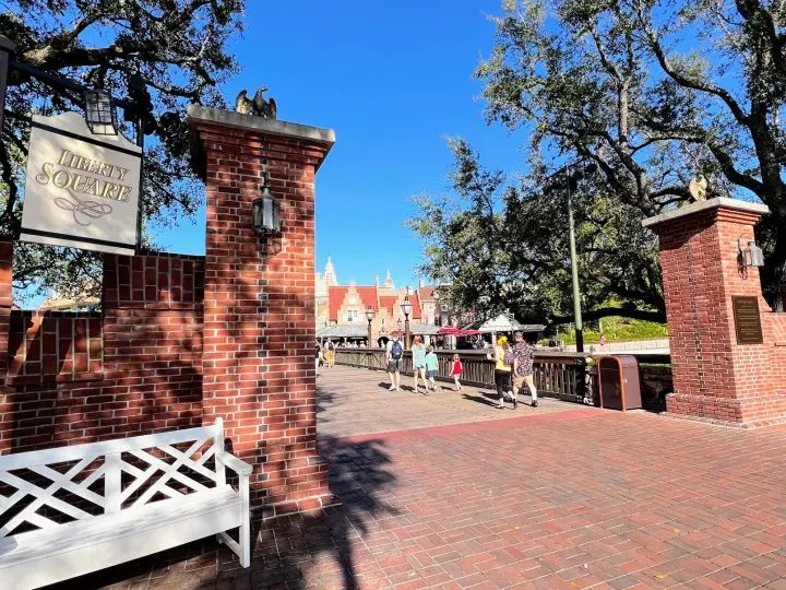 Liberty Square (Haunted Mansion, Liberty Square Riverboat, Hall of Presidents)