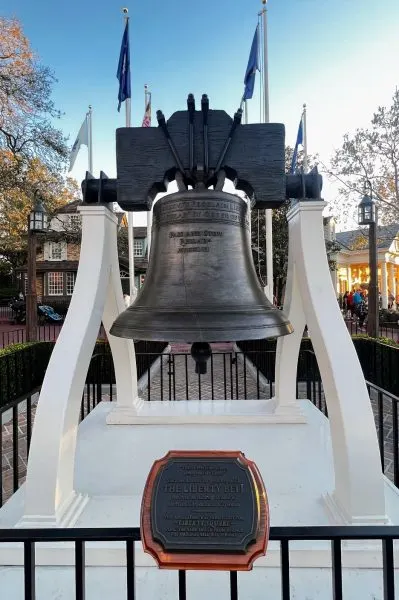 liberty bell in liberty square at magic kingdom