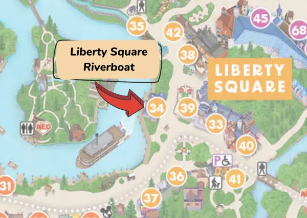 liberty square riverboat location at magic kingdom