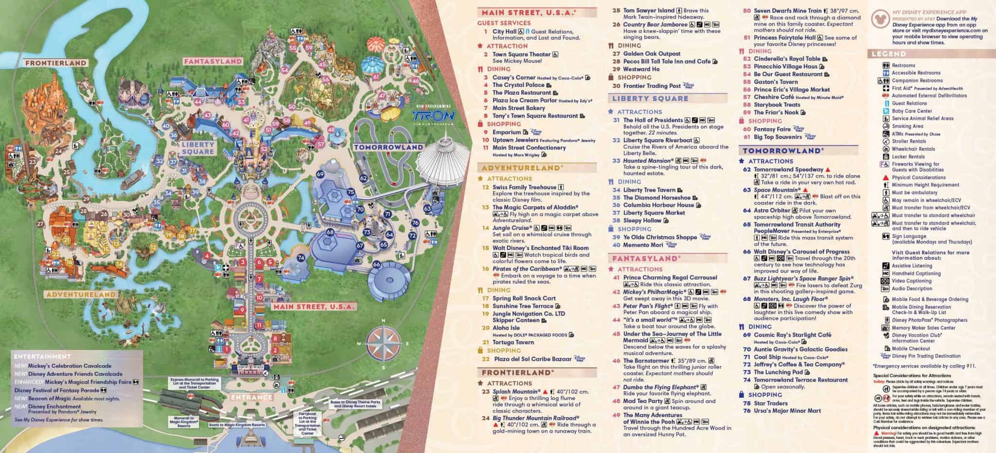 disney magic kingdom park map