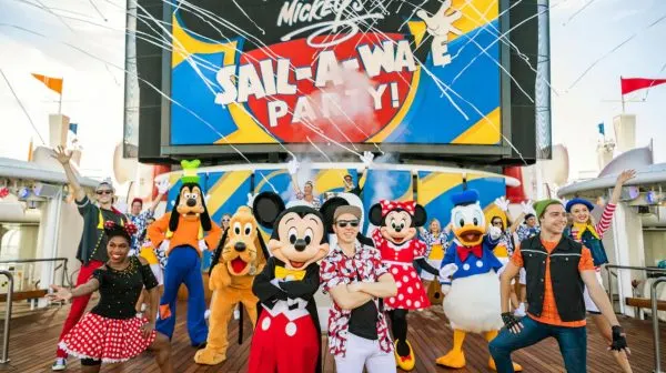 Mickey's Sail-A-Wave Party on Disney Cruise Line