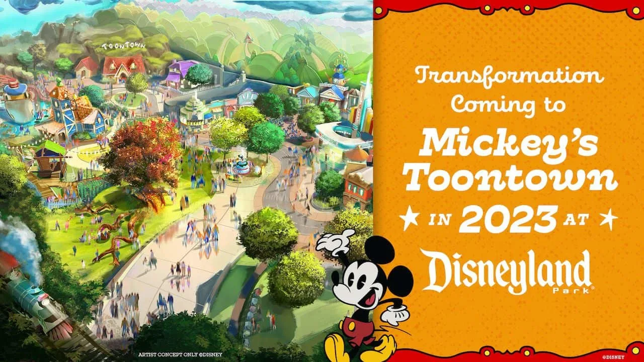Mickey’s Toontown In Disneyland Closing In March 2022 For Reimagining