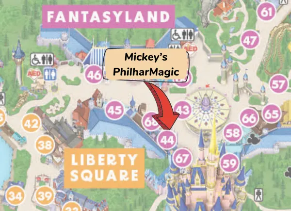 mickey's philharmagic location at magic kingdom