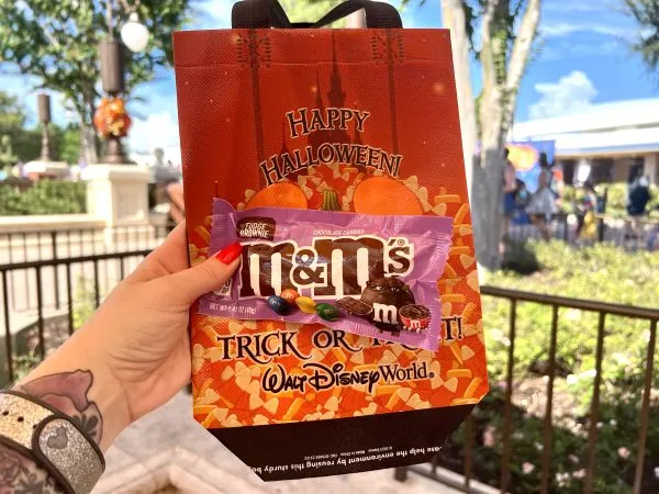 treat bag for mickey's not so scary halloween party