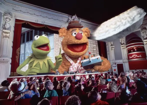 kermit and fozzie bear in muppet vision