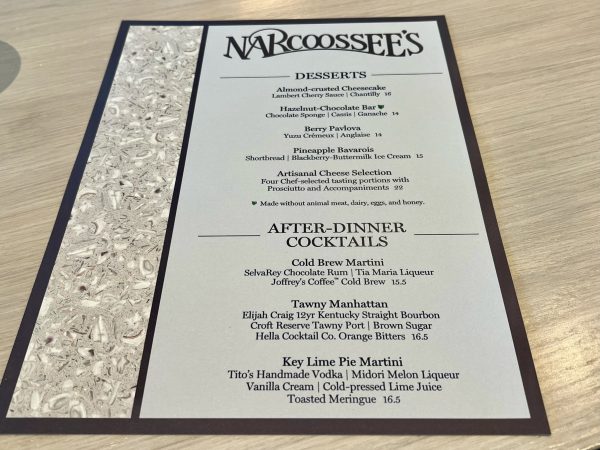 narcoossee's dessert menu