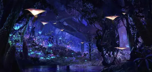 concept art of na'vi river journey