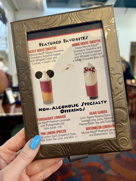 Non Alcoholic Specialty Drinks menu at Chef Mickey's