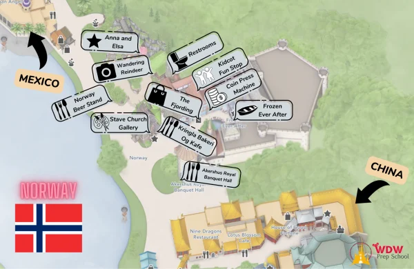 norway map - epcot