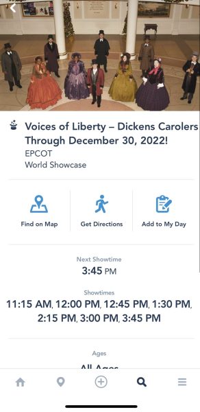 voices of liberty dickens carolers showtimes