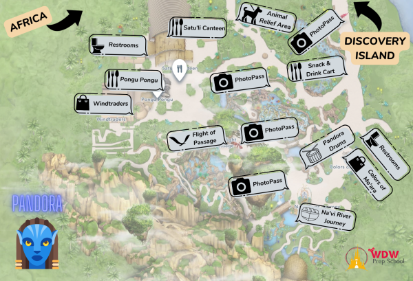 pandora map animal kingdom