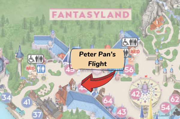 peter pan's flight location at magic kingdom