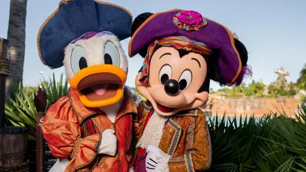 Pirate Donald and Mickey