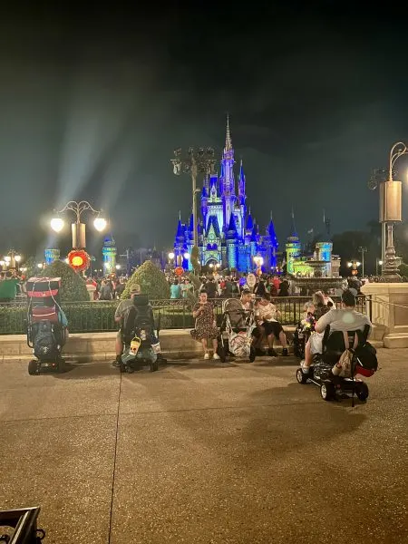 plaza garden dessert party viewing for disney's not so spooky spectacular 
