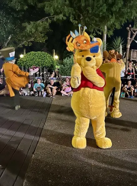 winnie the pooh in boo to you parade