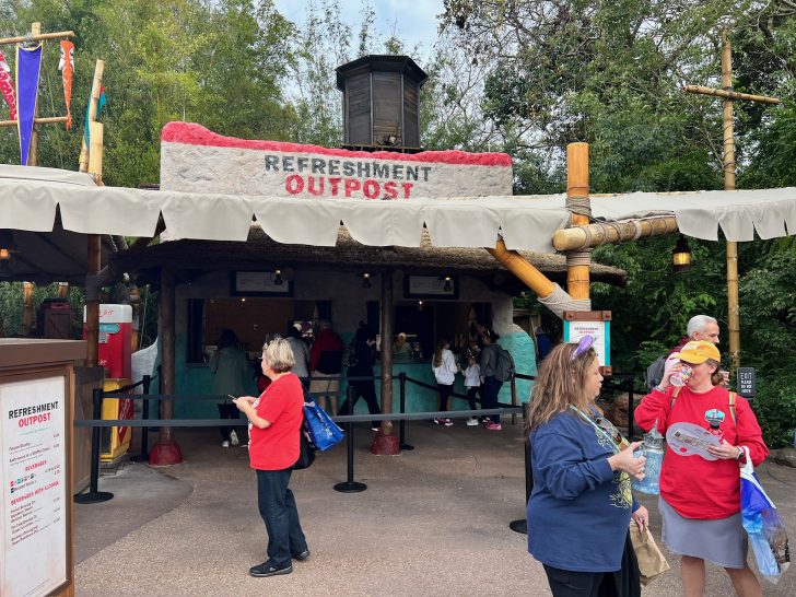 Refreshment Outpost booth