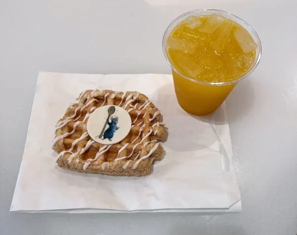 remy liege waffle and yucatan sunset margarita - connections - epcot food and wine 2023