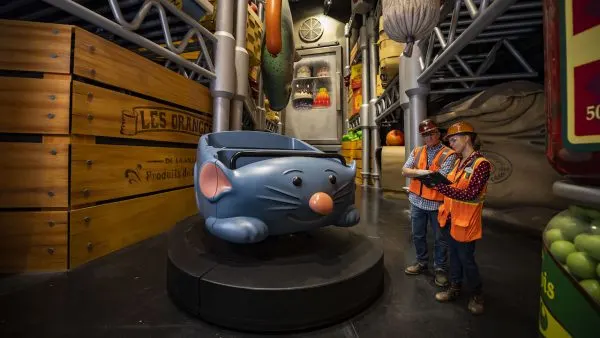 Remy's Ratatouille Adventure vehicle car at Epcot