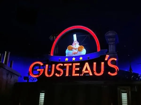 gusteau's sign remy's ratatouille adventure epcot