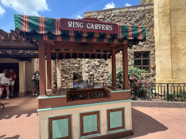 ring carvers in epcot's mexico pavilion