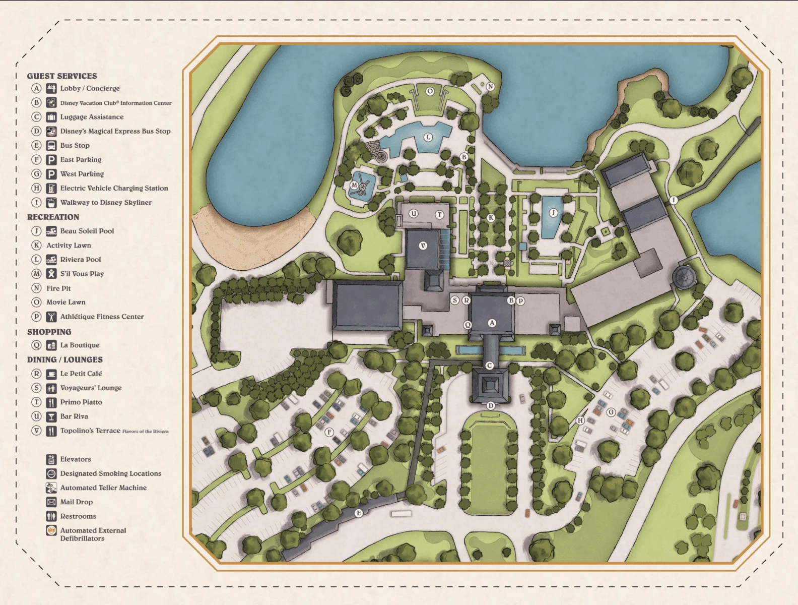 Riviera Resort Map - WDW Prep School