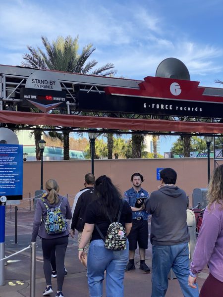 standby line for rock 'n' roller coaster