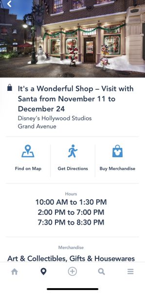 santa meet and greet at hollywood studios