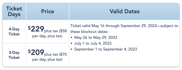 summer 2023 florida resident disney world ticket offer
