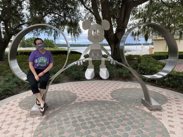 Mickey statue at Contemporary