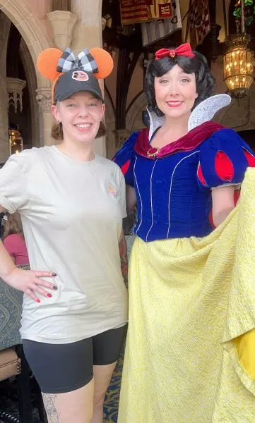 snow white at cinderella's royal table