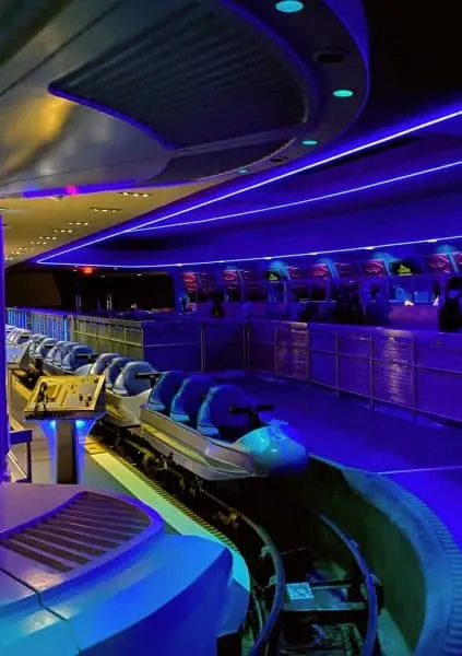 space mountain ride vehicles