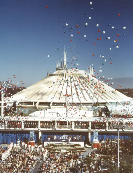 space mountain grand opening at magic kingdom