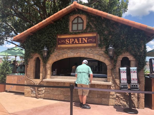 spain booth - epcot food and wine festival 2022