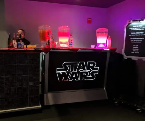 Star Wars Dessert Party drink list