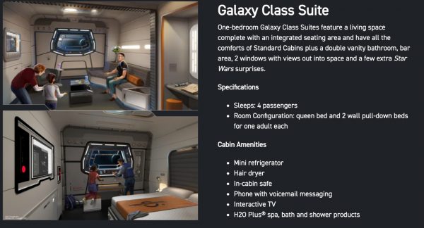 galaxy class suite - galactic starcruiser