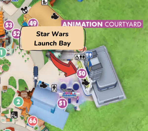 star wars launch bay location