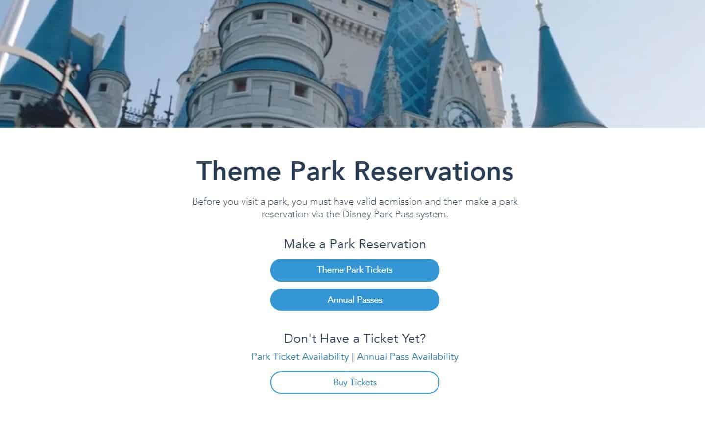 Step-by-step guide to the Disney Park Pass System