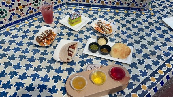 tangierine cafe - epcot food and wine 2022 - food and drink items