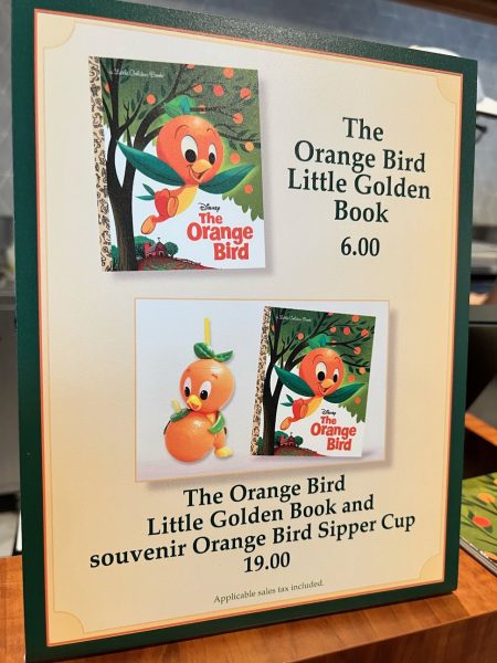 orange bird book and sipper bundle - citrus blossom