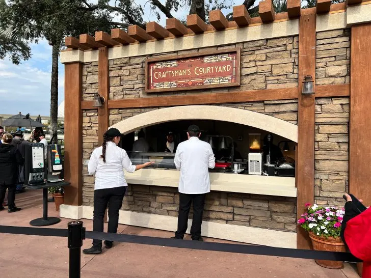 The Craftsman’s Courtyard Menu, Prices, & Review (2024 Festival of the Arts)