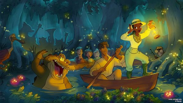 princess and the frog attraction concept art