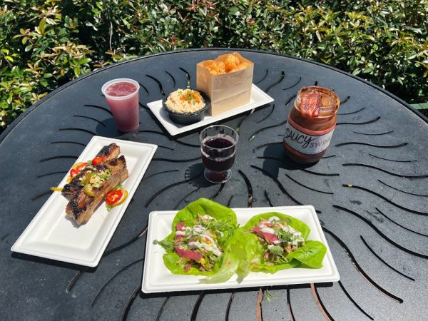 swanky saucy swine - epcot food and wine festival 2022 - food and drink items