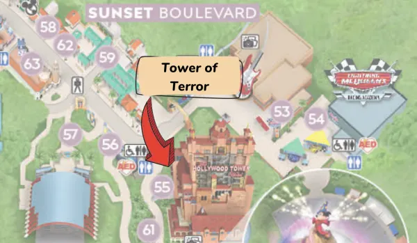 tower of terror map location