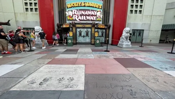 Hollywood Studios handprints