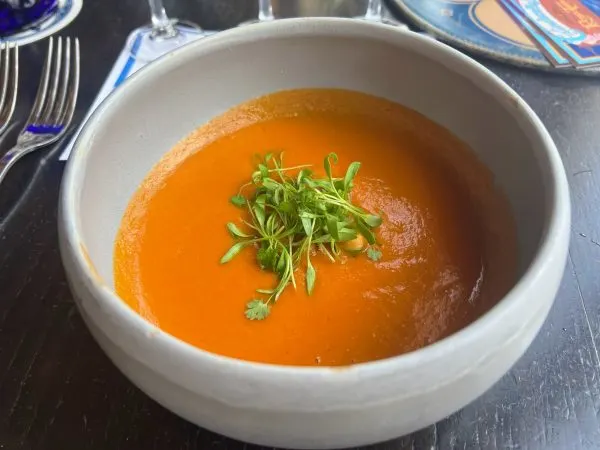 tomato bisque at cinderella's royal table