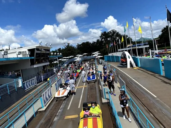 loading zone for tomorrowland speedway