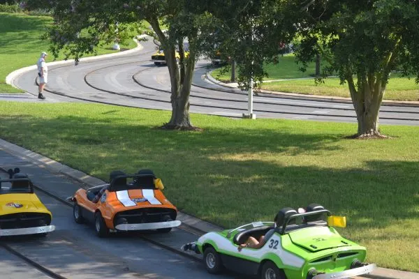 ride vehicles for tomorrowland speedway