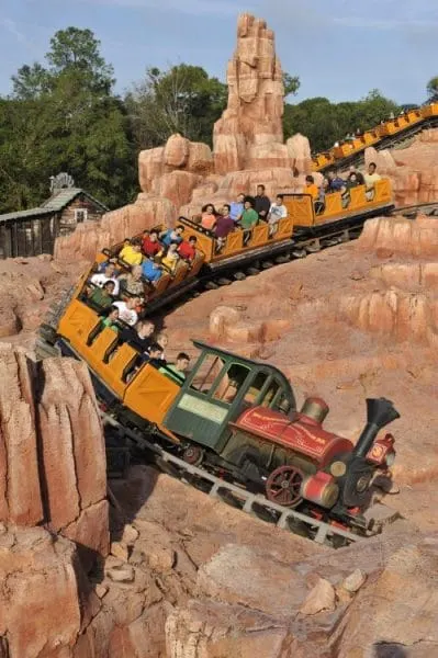 Big Thunder Mountain - things that might make you motion sick at Disney World