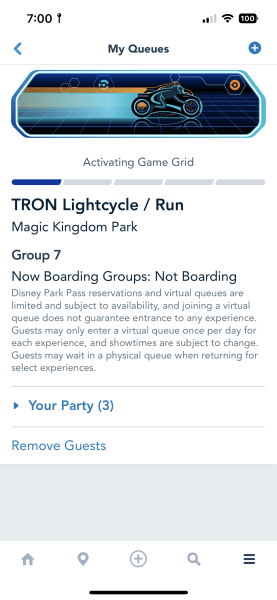 tron boarding group screenshot